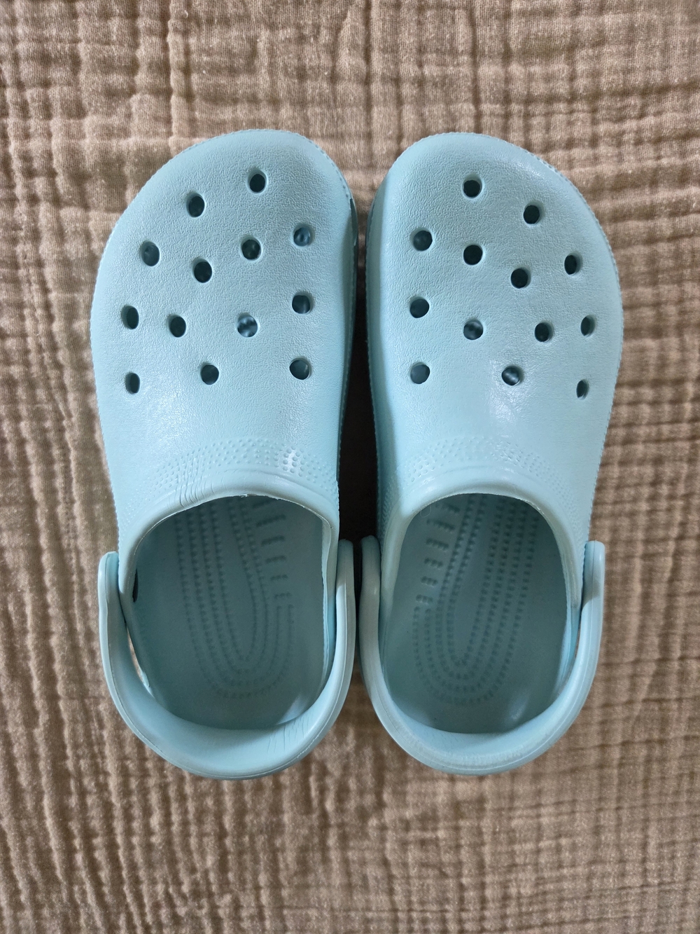 Women's Light Blue CROCS Size 9